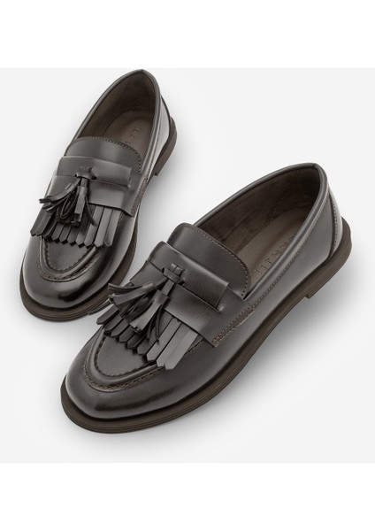 Kadın Loafer Püsküllü Günlük Ayakkabı Petlin