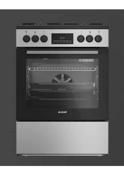 F 8542 Ebg Ocaklı Fırın Gümüş