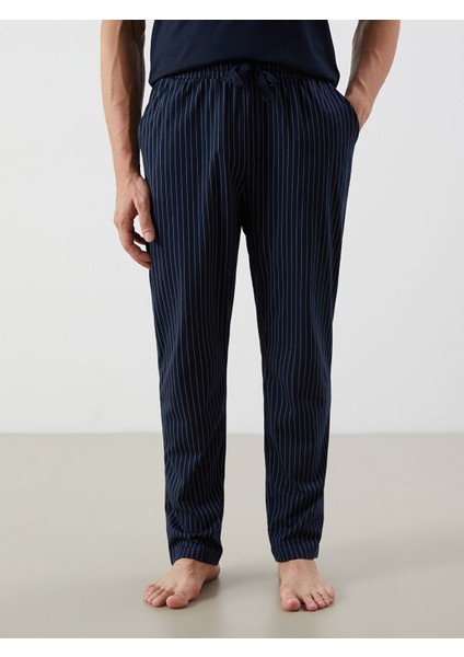 Yeni Sezon Standart Kalıp Çizgili Erkek Pijama Altı fırsatları