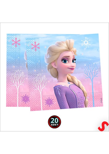 Frozen 2 Wind Spirit Peçete - 33CM x 33CM - 20 Adet fiyatları