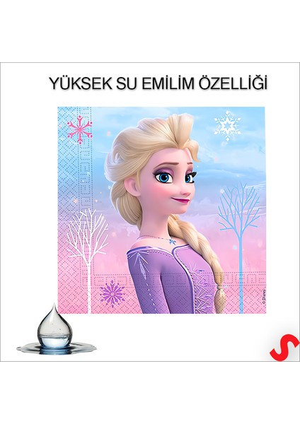 Frozen 2 Wind Spirit Peçete - 33CM x 33CM - 20 Adet fırsatları