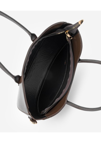 Kadın Fermuar Kapama El ve Omuz Çantası Foren