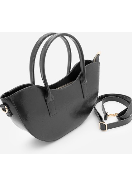Kadın Fermuar Kapama El ve Omuz Çantası Foren