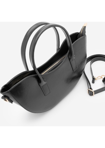 Kadın Fermuar Kapama El ve Omuz Çantası Foren