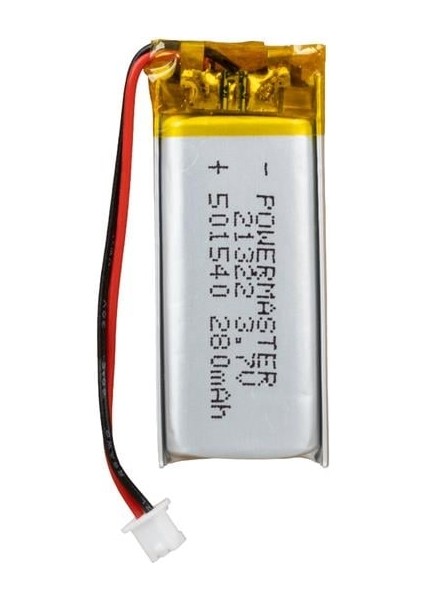 Powermaster 501540 3.7 Volt 280 Mah Lityum Polimer Pil