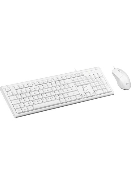 Lenovo Lecoo CM101 USB Kablolu Türkçe Q Klavye - Mouse Set Beyaz modelleri