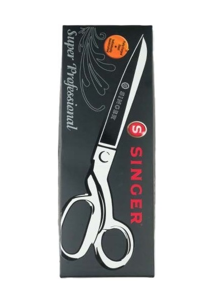 Fdm Singer Profesyonel Terzi Makası | 10 No | Somunlu | 25,4 cm | Karbon Çelikten Makas | Paslanmaz | Gümüş Renk | C-810