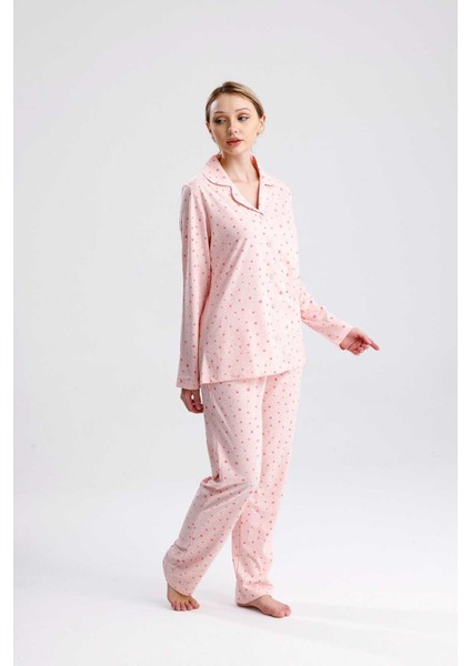 Pamuklu Pijama Takımı 5011