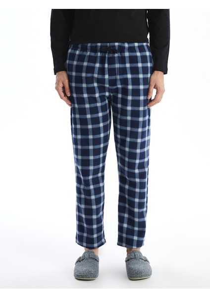 Yeni Sezon Standart Kalıp Ekose Polar Pijama Alt fiyatları