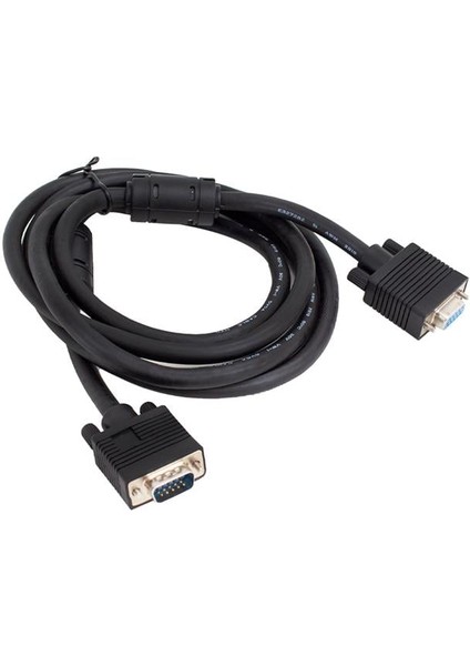 Powermaster PM-4960 15 Pin Erkek/dişi 1.8 Metre VGA Uzatma Kablo