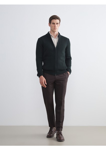 Yeni Sezon Standart Kalıp Dik Yaka Erkek Triko Hırka fiyatları