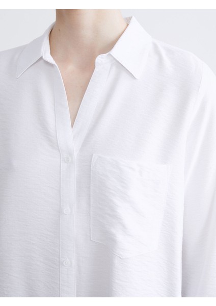 Yeni Sezon Loose Fit Armürlü Kadın Gömlek modelleri