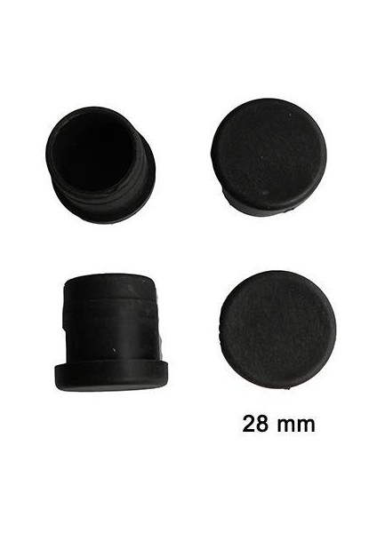 Yuvarlak Boru Profil Iç Tapa 28 mm 4 Adet