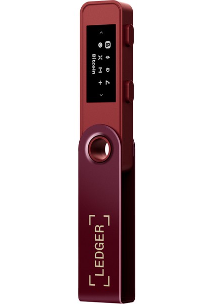 Nano S Plus Demir Fuşya Kripto Donanım Cüzdanı modelleri