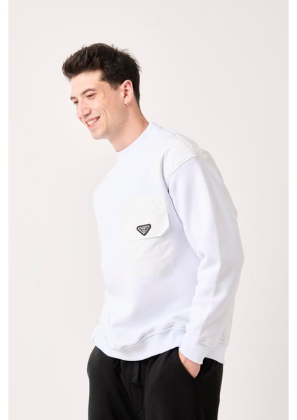 X-4006 Garni Detaylı Üç Iplik Şardonlu Sweat modelleri