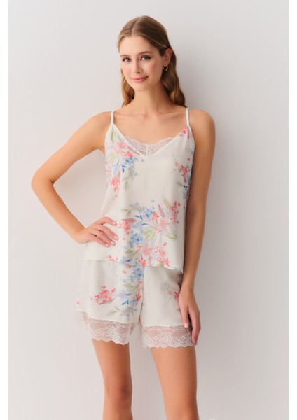 Flower Şort Pijama Takımı fiyatları