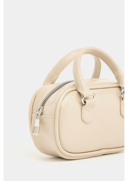 Krem Kadın Mini Çapraz Askılı Retro Çanta fiyatları
