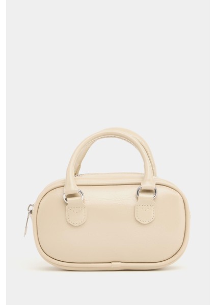 Krem Kadın Mini Çapraz Askılı Retro Çanta fırsatları