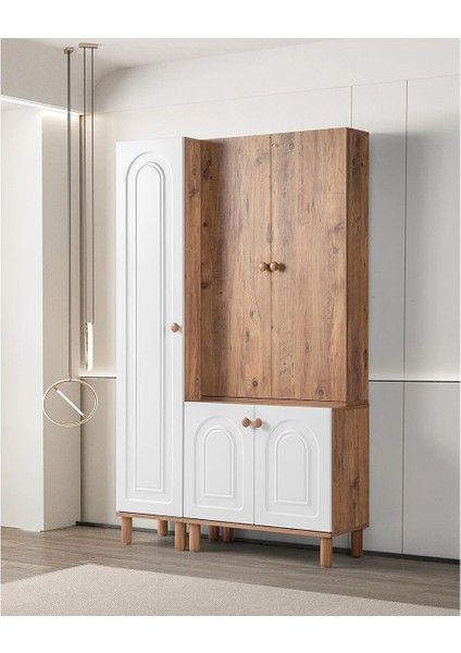 Zakkum 3 Kapaklı Bohem Portmanto ve Ayakkabılık