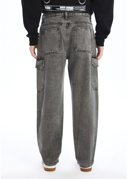 Yeni Sezon Baggy Fit Erkek Kargo Jean Pantolon fırsatları
