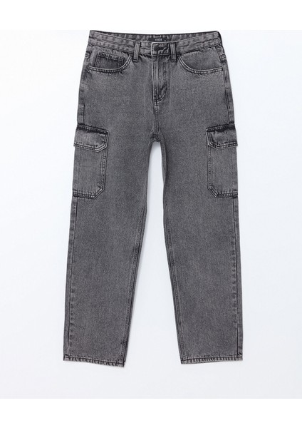 Yeni Sezon Baggy Fit Erkek Kargo Jean Pantolon indirimleri