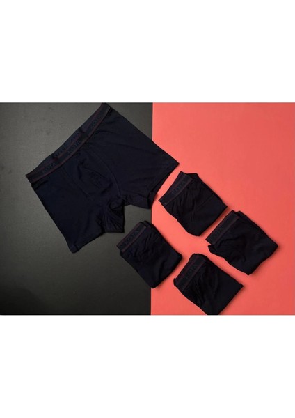 Erkek Boxer 5'lü Set, Modal Pamuklu Lacivert (Kota Marka )