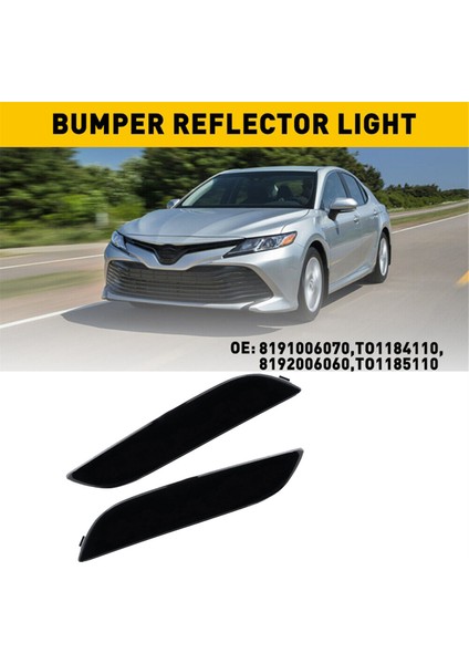 Araba Arka Tampon Reflektör Işığı TO1185110 TO1184110 Taybota Toyota Camry Için Başlıyor Reflektör Işık 2018-2023 Siyah (Yurt Dışından) modelleri