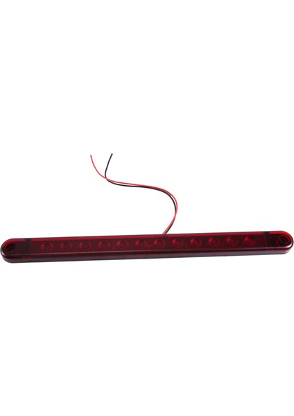 12LED Stop Işık Kuyruğu 12V Fren Lambası Çubuğu Kamyon Trailer Kamyon Otobüs Fren Kimlik Işıkları (Yurt Dışından) fırsatları