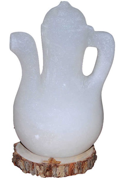 Ibrik Şekilli Doğal Kaya Tuzu Lambası Çankırı Kablolu Ampullü Beyaz 5-7 kg fiyatları