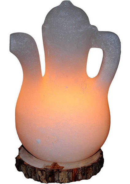 Ibrik Şekilli Doğal Kaya Tuzu Lambası Çankırı Kablolu Ampullü Beyaz 5-7 kg fırsatları