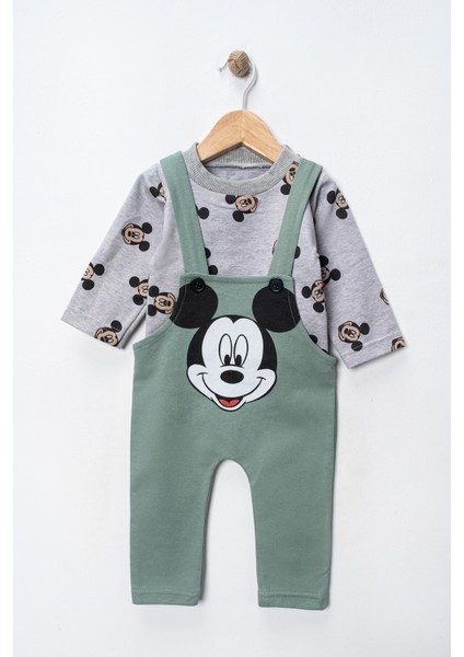 Mickey Mouse Baskılı Içi Badili Salopet Bebek Tulumu fiyatları