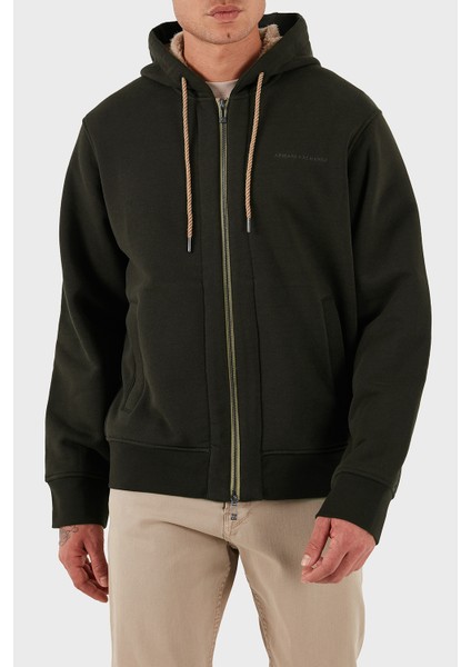 Pamuklu Regular Fit Kapüşonlu Fermuarlı Sweat Erkek Sweat XM001026 AF16279 U8122