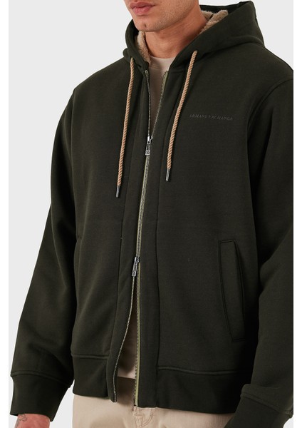 Pamuklu Regular Fit Kapüşonlu Fermuarlı Sweat Erkek Sweat XM001026 AF16279 U8122