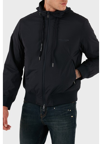 Regular Fit Dik Yaka Gizli Kapüşonlu Mont Erkek Mont XM001583 AF19196 UB101