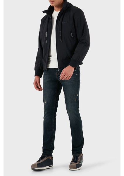 Regular Fit Dik Yaka Gizli Kapüşonlu Mont Erkek Mont XM001583 AF19196 UB101 fiyatları