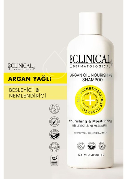 Hbo Clınıcal Tuzsuz Argan Oil Bakım Şampuanı fiyatları