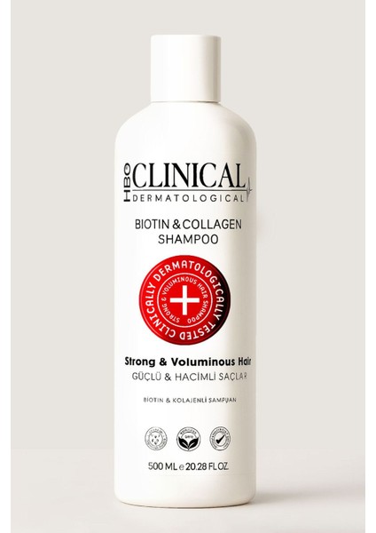 Hbo Clınıcal Tuzsuz Biotin& Kolajen Şampuan 500 ml