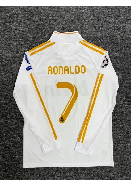 Ronaldo 7 Real Madrid 2011/12 Uzun Kol Yakalı Forma