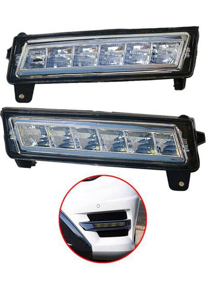Araba LED Drl Sis Işığı Mercedes-Benz ml Gl Glk W164 X164 X204 Sürüş Lambası Gündüz Çalışan Işık Tampon Lambası (Yurt Dışından) modelleri