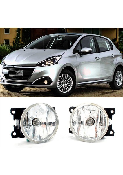 1paır Araç Ön Tampon Sis Fmerleri Ampul ile Sürüş Lambası 9675450980 9410269911 Peugeot 208 2012-2019 (Yurt Dışından) fırsatları