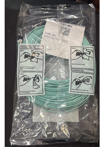 Cornıng Fiber Optik Patch Cord Kablo M.m Om3 Lc-Lc Dx 65MT fiyatları