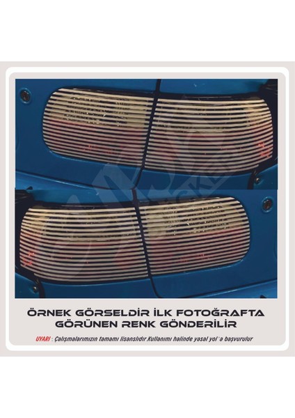 Stop Çizgisi Her Araca Uyumlu Sağ Sol 60X30 2 Adet Araba Sticker Oto Sticker Şerit fiyatları