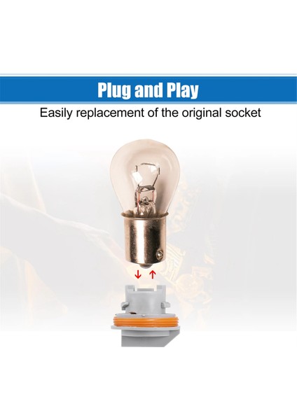 4pcs 4676589 Chrysler Town &amp; Country Için Arka Fren Arka Lamba Ampul Soketi Jeep Liberty 02-04 Için 1996-2000 (Yurt Dışından) indirimleri