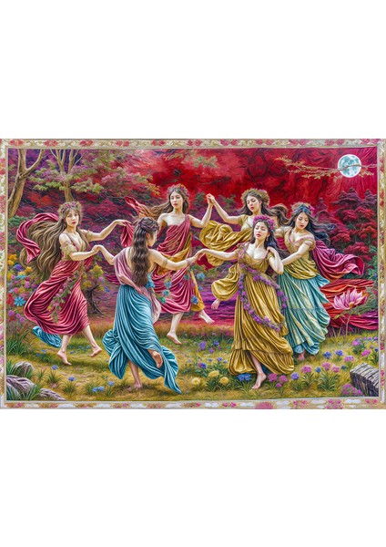 Vintage Serisi Duvar Halısı Duvar Örtüsü Wall Tapestry modelleri