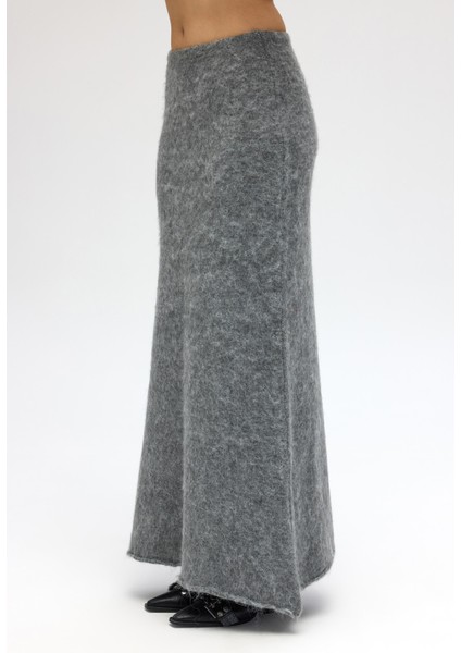 Nivra Gri Uzun Triko Etek fırsatları