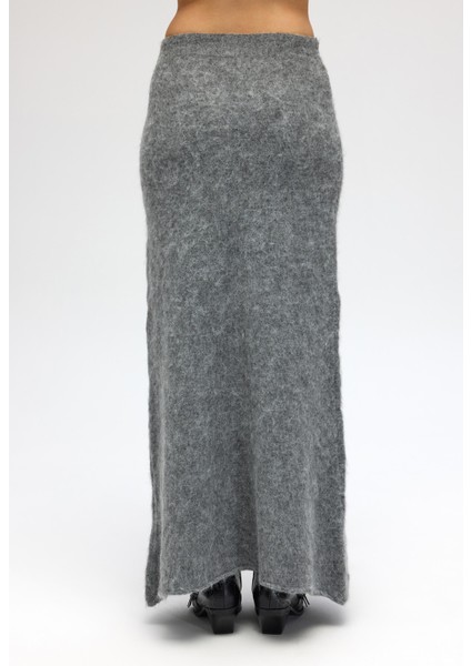 Nivra Gri Uzun Triko Etek indirimleri