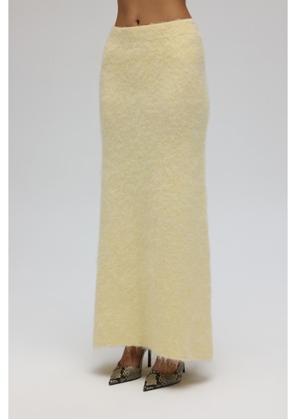 Nivra Sarı Uzun Triko Etek fırsatları