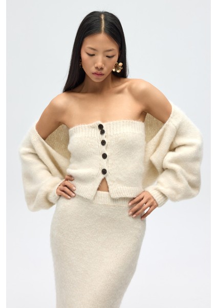 Vintera Bej Üçlü Triko Takım