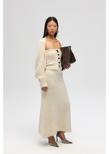 Vintera Bej Üçlü Triko Takım modelleri