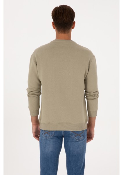 Erkek Açık Haki Sweatshirt 50313757-VR183 indirimleri